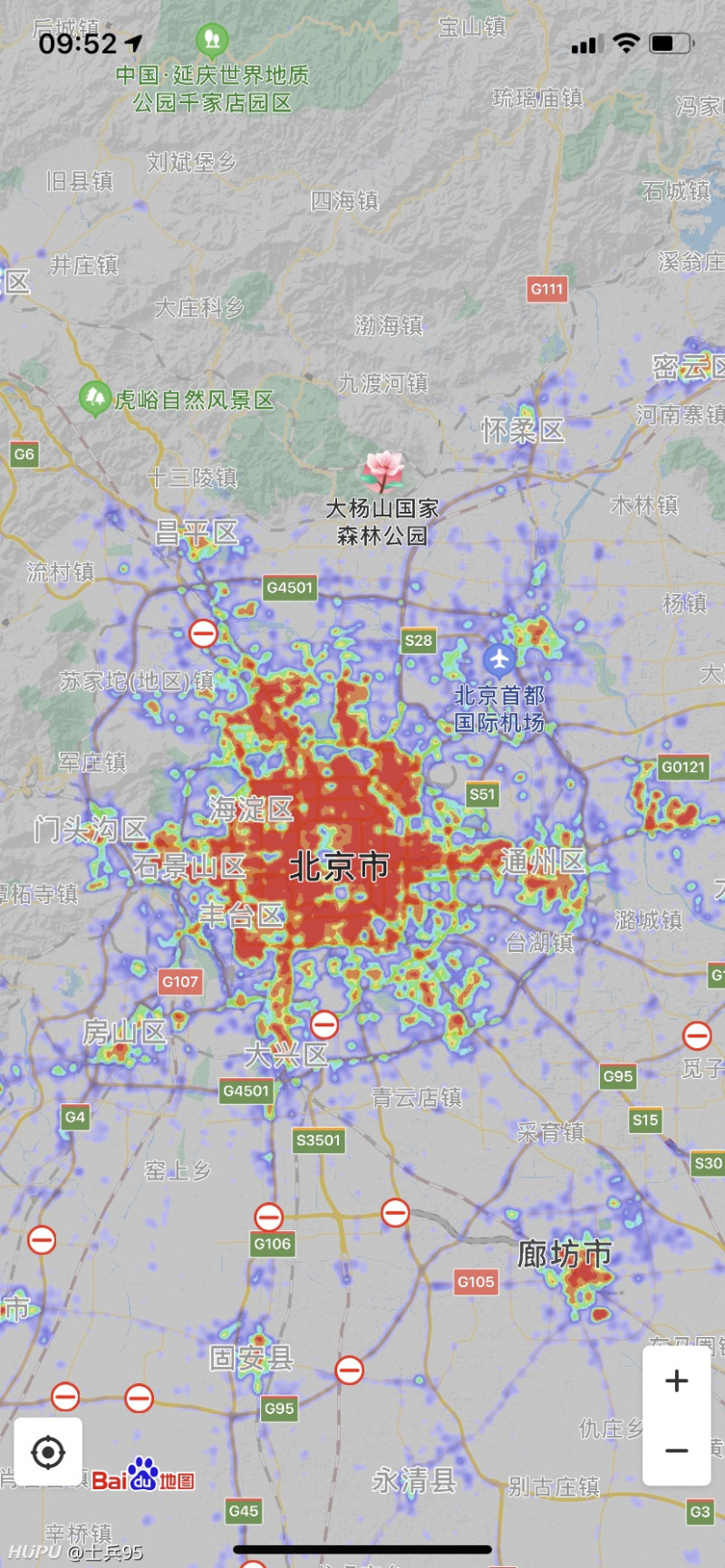 全国主要城市热力图!哪个出乎你意料?_虎扑