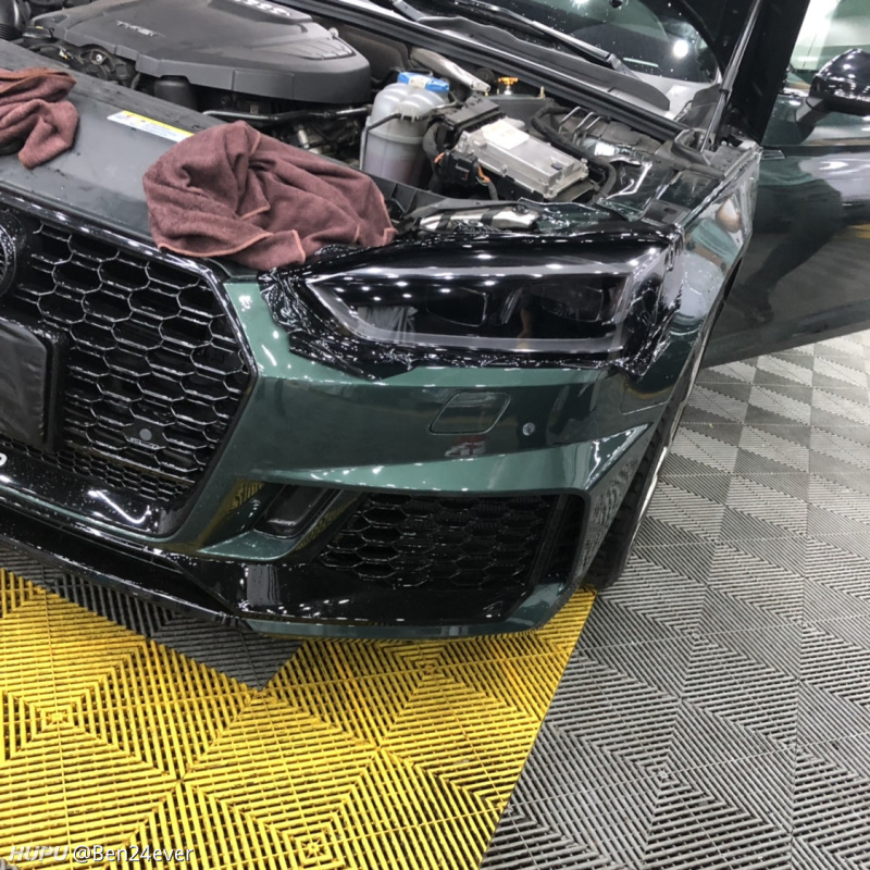 a5折腾第二贴【大灯熏黑膜】