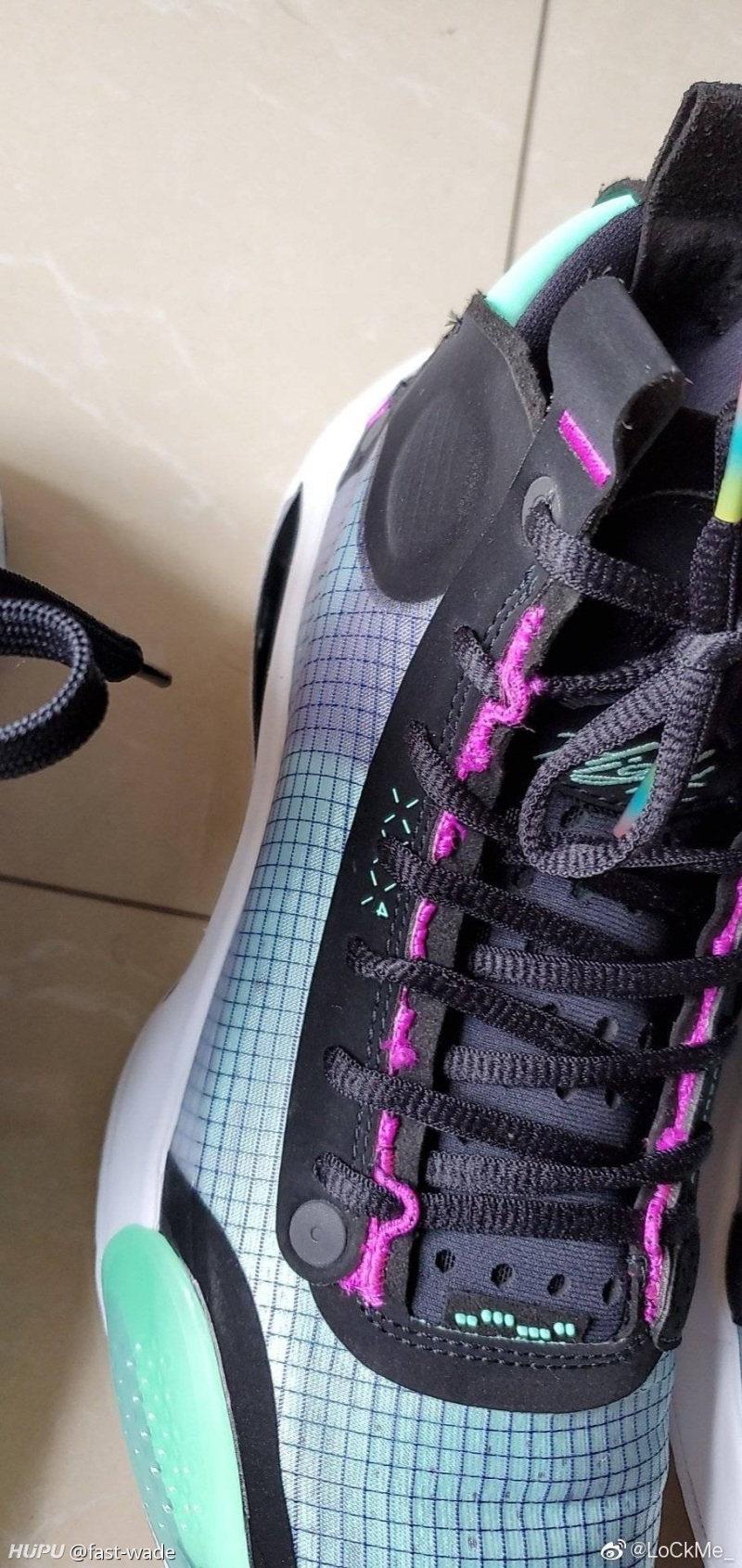 找到解决aj34鞋带孔易断的方案了