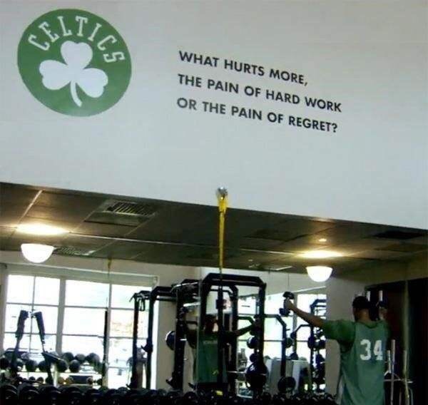 求凯尔特人训练馆标语壁纸图