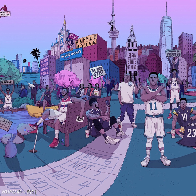 B\/R给出的詹姆斯夏天去哪的图 你看出了什么?