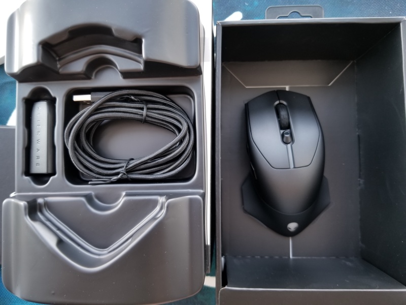 外星人新系列电竞鼠标aw610m 使用体验