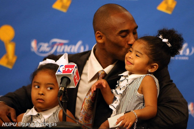 科比与gigi的点滴合影