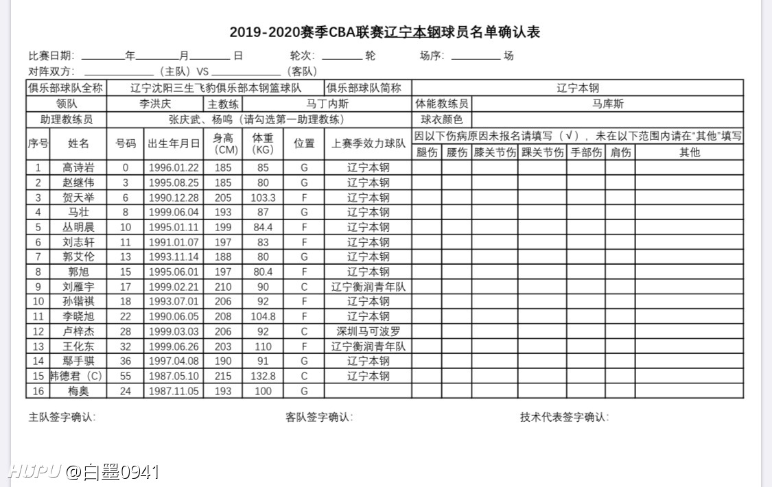 富贵非吾事，归与白鸥盟】CBA常规赛辽宁飞豹VS浙江广厦7月2日19:35_虎扑