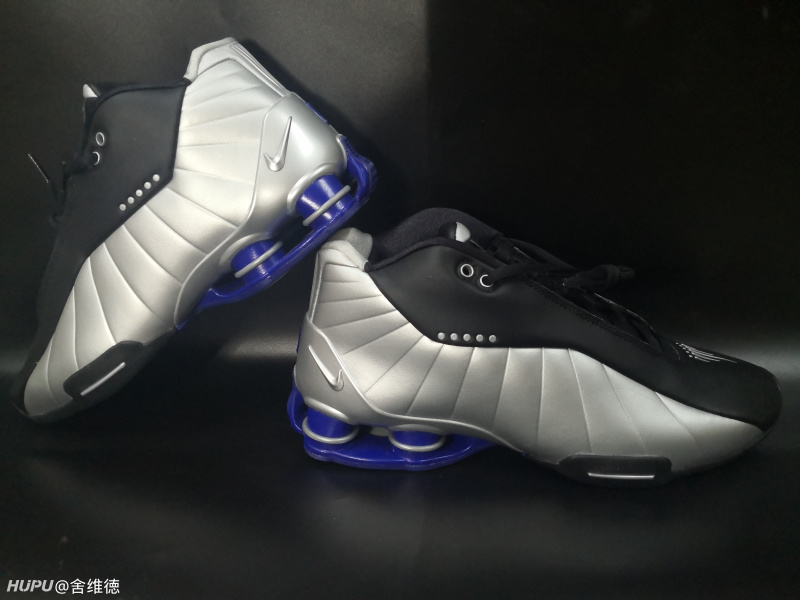 5码shox bb4黑银色卡特签名款篮球鞋
