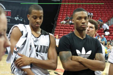 根据体侧数据利拉德身高并没有虚报,欧文和小