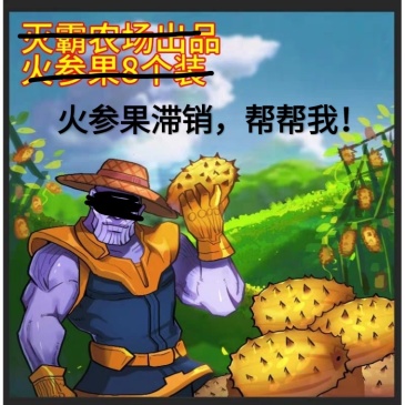 也就是说灭霸退休如果来中国种田可能因为竞争激烈而吃不上饭