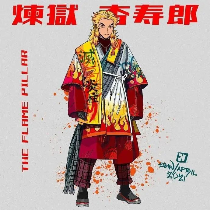 当鬼灭之刃都变成潮男潮女你觉得如何 虎扑