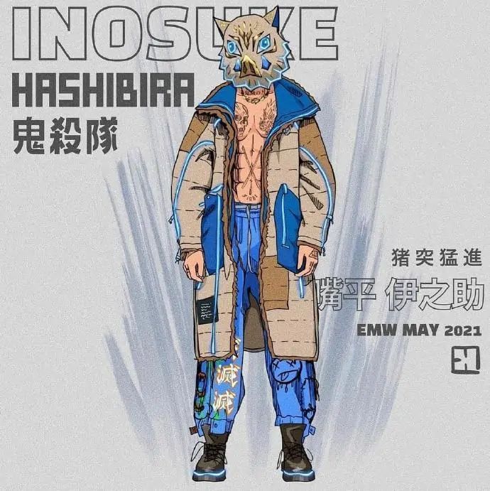 当鬼灭之刃都变成潮男潮女你觉得如何 虎扑