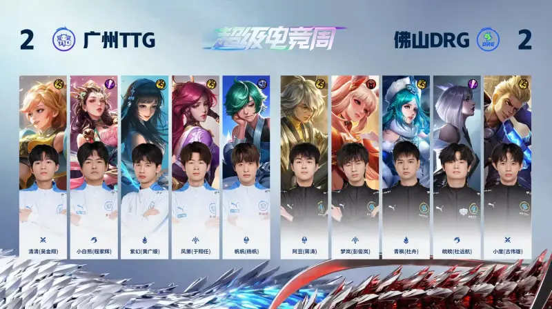 【赛后】TTG 3-2 DRG：千库伟友险些五杀 镜中花散水远