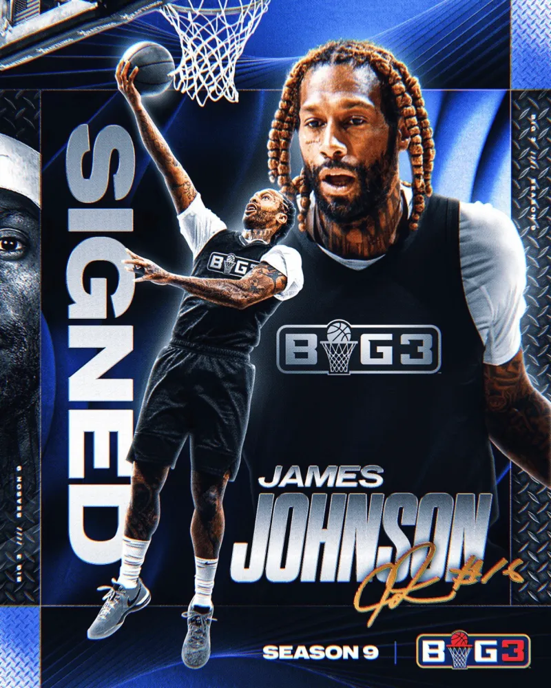 流言板]詹姆斯-约翰逊正式加盟BIG3联赛曾拥有16年NBA职业生涯世界杯-足球赛事比分体育网