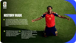 FIFA官方：2026世界杯决赛成美国史上收视率最高的足球赛事