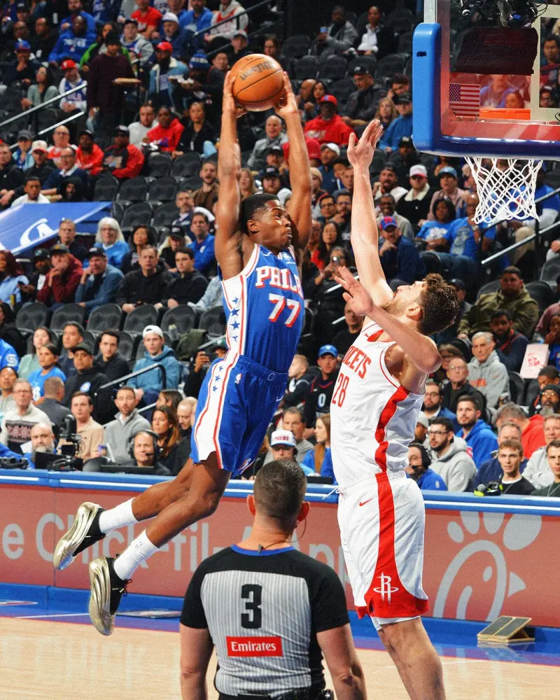 流言板]迎扣申京！NBA官方晒VJ-埃奇世界杯-足球赛事比分体育网库姆扣篮照：把它裱起来吧