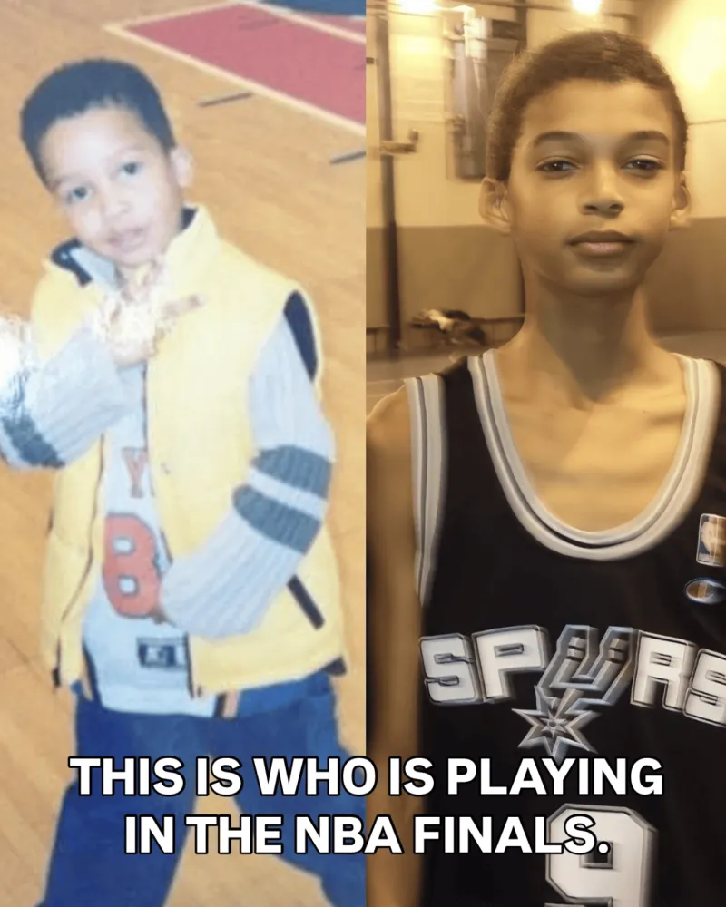 圆满总决赛！NBA官方晒出马刺和尼克斯球员儿童时期照片