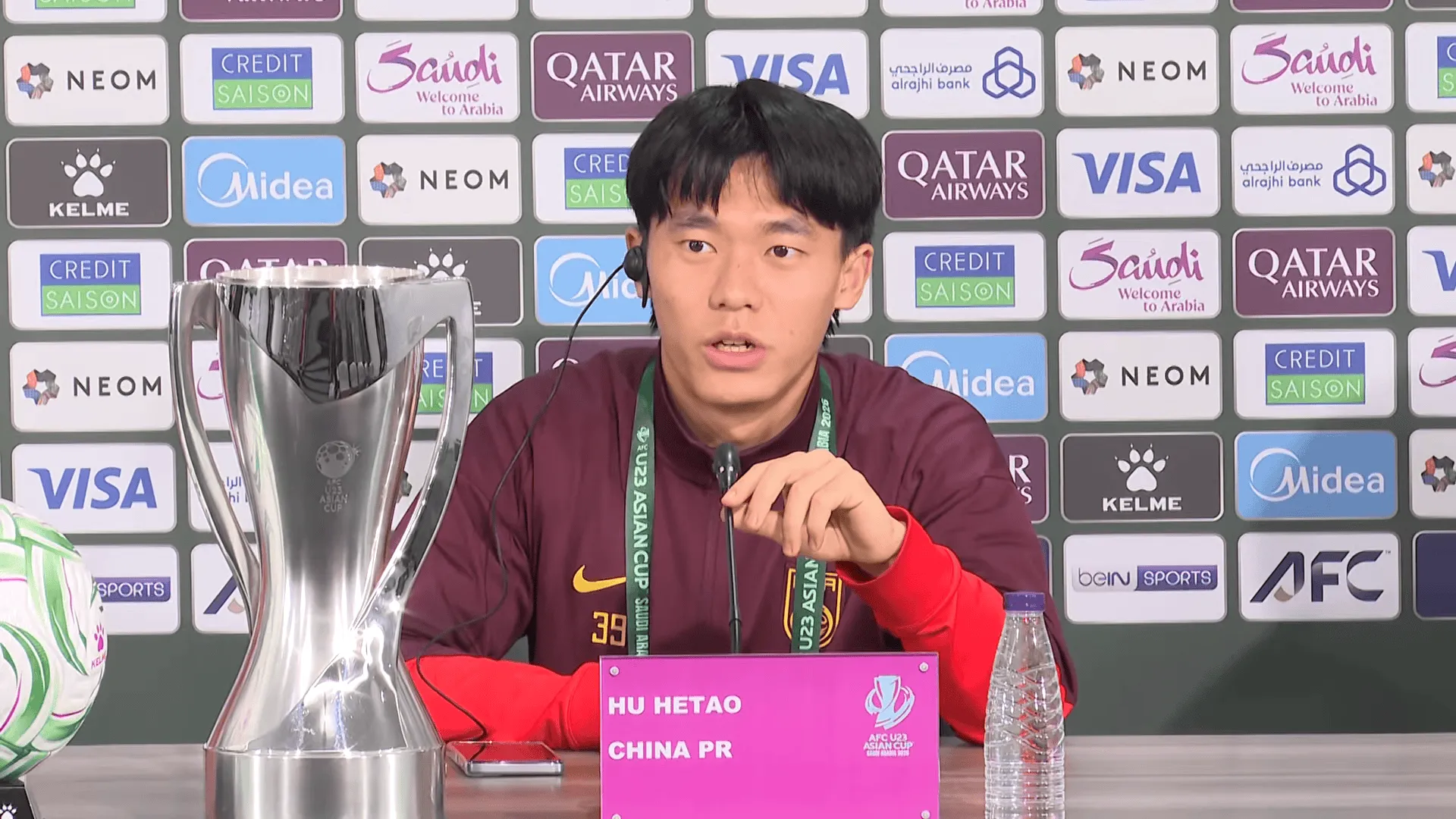 [流言板]胡荷韜：面對日本做好了應(yīng)對困難的準備，爭取創(chuàng)造新的歷史