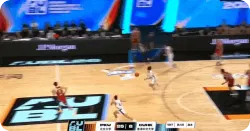 AUBL：港中大上篮&补篮皆不进，北大三分投进28-8领先港中大