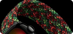 苹果发布新款Black Unity编织单圈表带：经典泛非配色