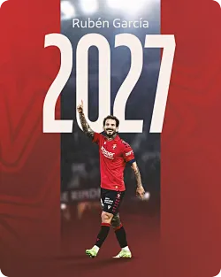 奥萨苏纳官方：鲁文-加西亚续约至2027年夏天